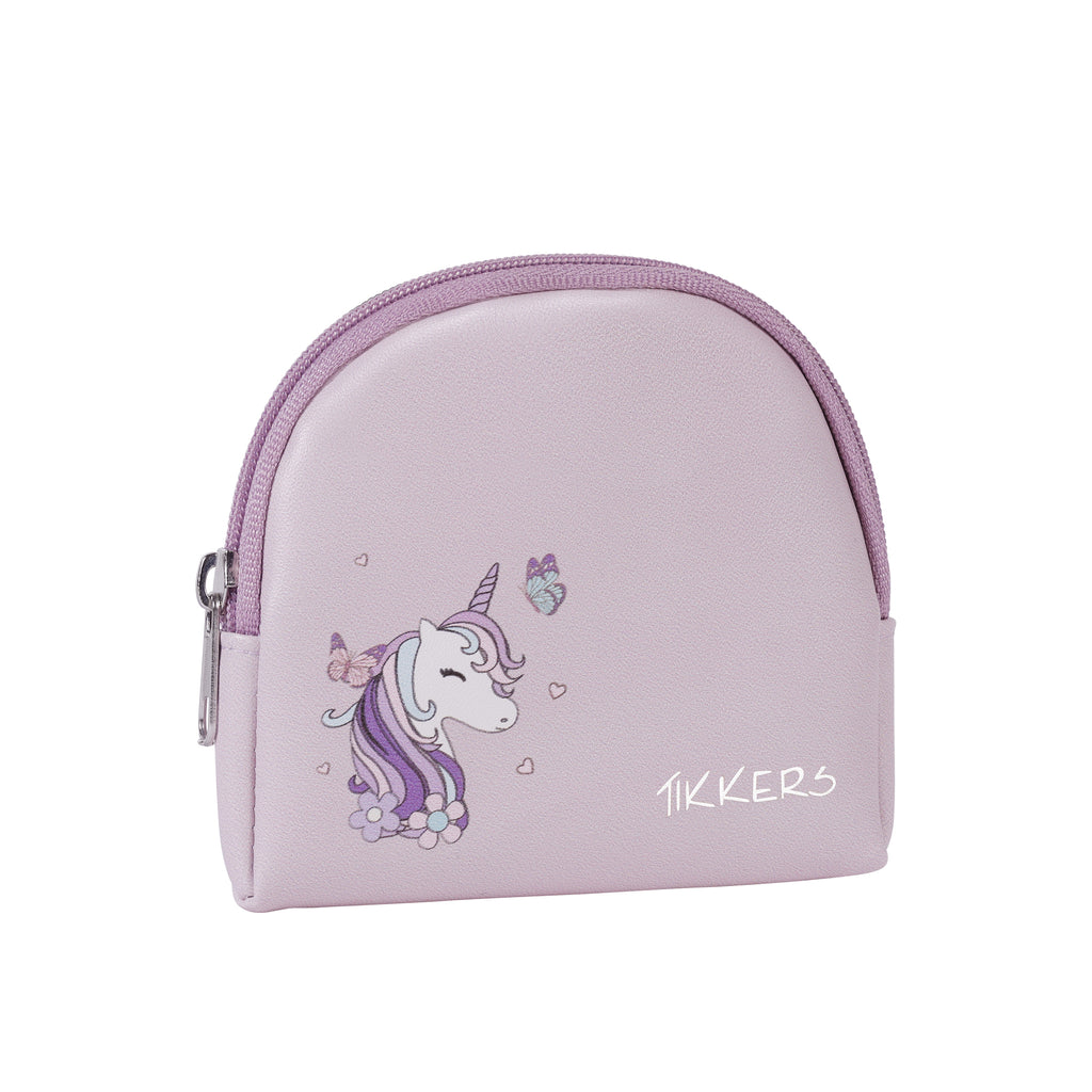 Tikkers Girls Purple Unicorn and Butterfly Watch, Bracelet and Purse Gift Set Watch and Jewellery Set Tikkers   