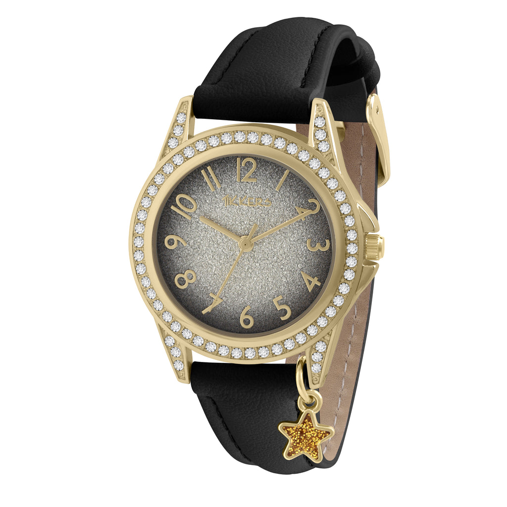 Tikkers Black Star Watch, Necklace and Purse Gift Set Watch and Jewellery Set Tikkers   