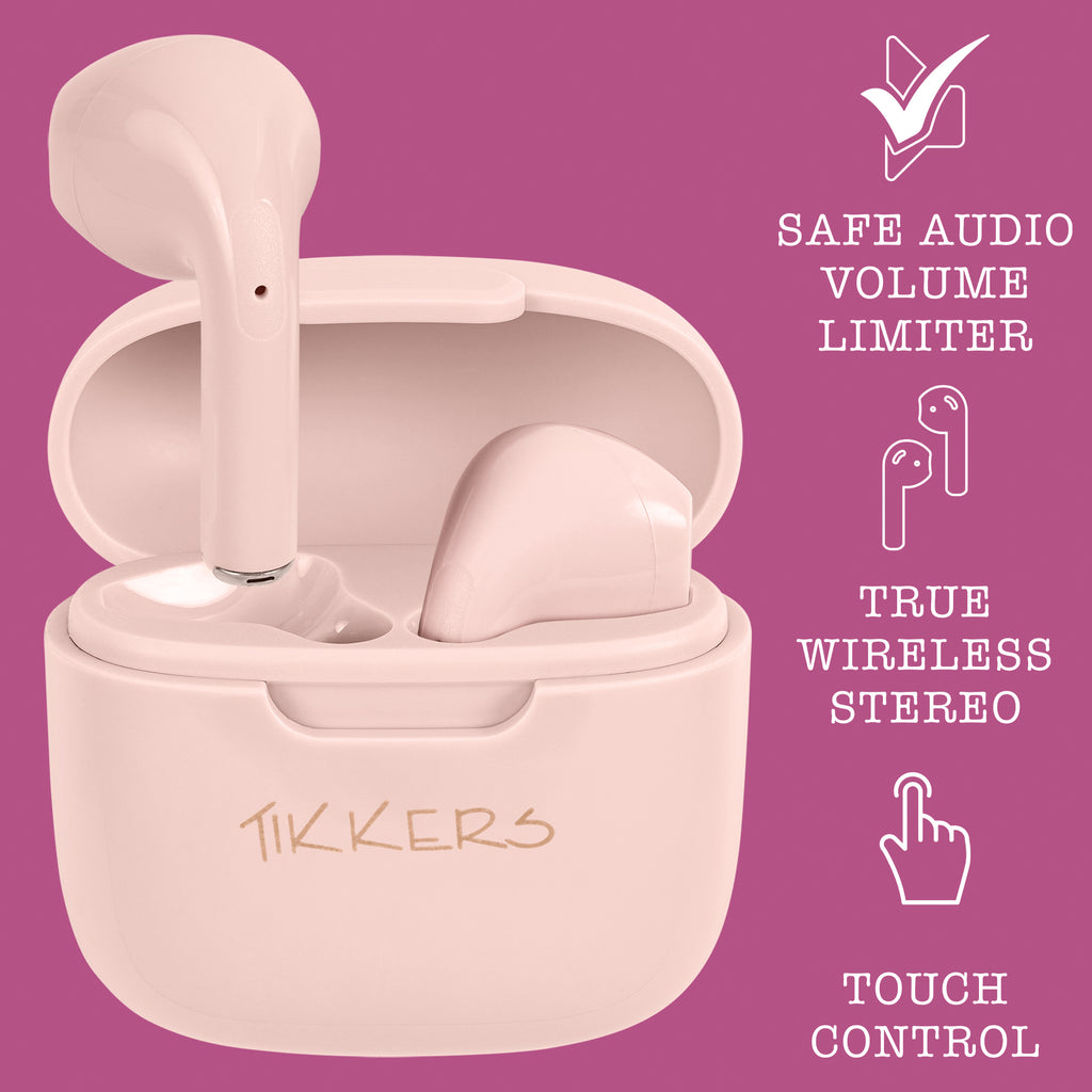 Tikkers Teen Series 10 Nude smart Watch and Earbuds Set smart watch and ear bud set Tikkers